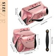 thumbnail image 2 of Cute Pink Pigs Sleeping Tissue Box Cover Leather Square Rectangle Tissue Box Holder for Bathroom Living Room Desk Office Decor, 2 of 7