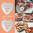 thumbnail image 6 of Heart Shape Cake Mold Cake Decorating Maker PET Plastic Mound Home Bakery Baking Tool, 12 Inch, 6 of 9