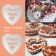 thumbnail image 5 of Cateissary Molde de pastel en forma de corazón, fabricante de decoración de pasteles, montículo de plástico PET, panadería Herramientas y accesorios para hornear 4 pulgadas amor solo, 5 of 6
