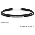thumbnail image 3 of Collier Ras du Cou Collier Noir Réglable pour Femmes et Filles, 3 of 4