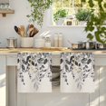 thumbnail image 4 of Grey Eucalyptus Kitchen Towels Set of 4, Farmhouse Weeping Leaves on Linen Absorbent Dish Towels for Kitchen, Microfiber Hand Towel, Quick Drying Tea Towel for Cleaning Decorative Dishcloths, 4 of 7