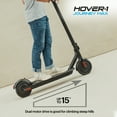 thumbnail image 4 of Hover-1 Journey Max Foldable Electric Scooter for Adults, 19 mph, UL 2272 Certified, White, 4 of 10