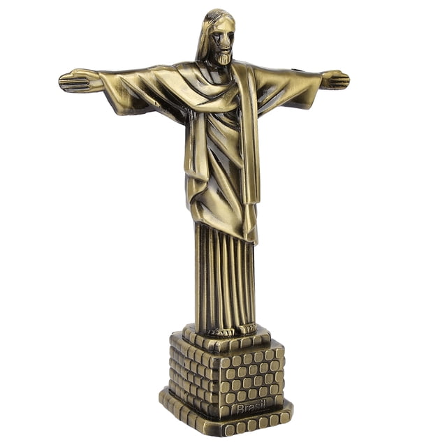 Modelo De Puntos De Referencia De Brasil, Modelo De Estatua De Cristo Vintage, Decorativo Para Regalo De Hogar, Modelo De Recuerdo, Adorno De Oficina ANGGREK Office Ornaments