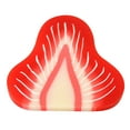 thumbnail image 2 of KIHOUT Sale Plastic Red Strawberry Slice Lifelike Strawberry Slice False Fruit Decoration, 2 of 3