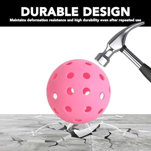 WLIKKS Pickleball Balls 20Pack|40Pack, 40 Holes USAPA Approved Pickleball Balls with Mesh Bag, Perfectly Balanced, High Bounce True Flight, Outdoor Pickleball Balls for Tournament Play