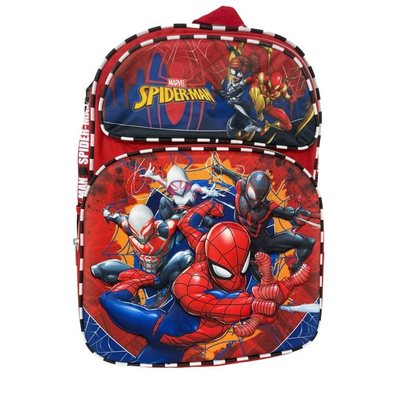 3D Forme Spiderman 16" Grand Sac à Dos Scolaire