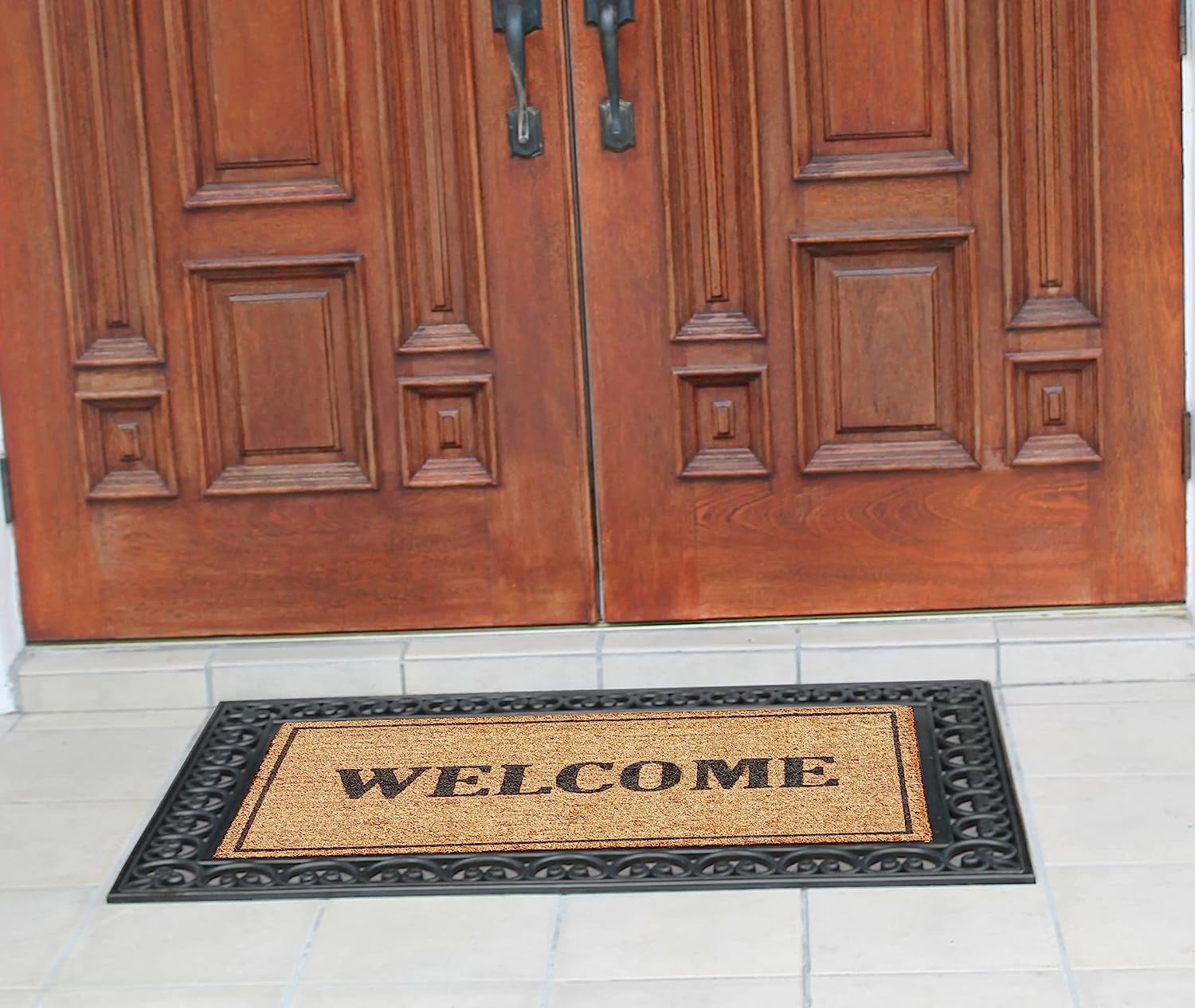 A1HC Natural Coir & Rubber Door Mat, 30x48, Thick Durable Doormats for, Heavy Duty Large Size Doormat, Anti-Shed Doormat, Fade-Resistant Door mat, Long Lasting, Front Door Entry Doormat