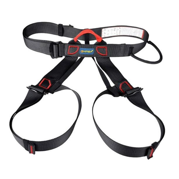 Adjustable Thickness Climbing Harness Half Body Harnesses for Fire Rescuing  Caving Rock Climbing Rappelling Tree Protect Waist Safety Belts