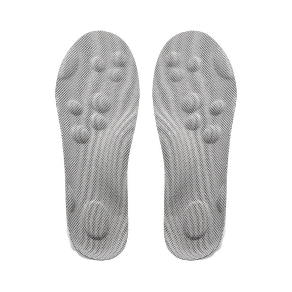 Kripyery 1 Pair 4D Cloud Insoles for Men & Women, Soft and Breathable Shock-Absorbing Memory Foam Sports Shoe Inserts, Arch Support Orthopedic Massage Foot Pads
