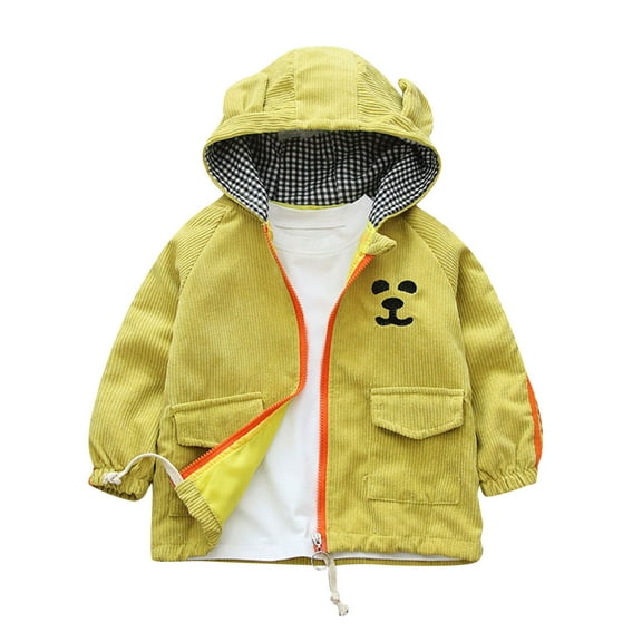 GigrtiJin Toddler Girl Boy Fall Winter Hoodies Long Sleeve Zip up Fashion Cute Jackets Casual Comfy Outerwear Coat
