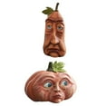 thumbnail image 1 of 2x Divertido Halloween Calabaza Hombre Estatua Adorno Arte Inicio Patio Yuyangstore Hombre de calabaza de Halloween, 1 of 8