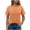 Orange, variant on ZQUUVOU Women's Summer Short Sleeve Tops Casual Front Pleated Solid Color Round Neck Top/Shirt Black