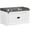 White, variant on PawHut Dog Feeding Station with Storage Drawer, Elevated Dog Bowls for Large Dogs, MDF Coffee Pet Food Cabinet, 23.5L x 11.8W x 14.3H