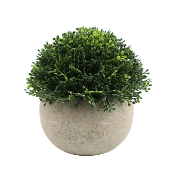 Artificial Greenery Potted Plants for Home Decor Office Decor, Faux Plants in Pots for Farmhouse Decor Indoor Table Bathroom Decor, 1PCS