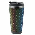 thumbnail image 1 of Dog Lover Travel Mug, Paw Print Design, Steel Thermal Cup, 16 oz, by Ambesonne, 1 of 2