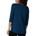 thumbnail image 4 of Women's Shape Illusions Crossover Knit Top, 4 of 5