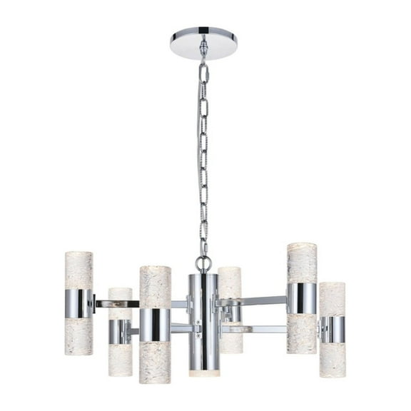 Vega 13 light Chrome LED Pendant