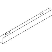 0.13 x 24 in. Gridwall J-Rack Flat Bottom