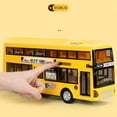thumbnail image 3 of Children Double-decker Luxury Bus City Bus Openable Door Inertial Bus Model Toy With Light Music For 3+ Years Old Boys, 3 of 6