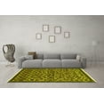 thumbnail image 3 of Ahgly Company Indoor Rectangle Abstract Yellow Modern Area Rugs, 7' x 9', 3 of 4