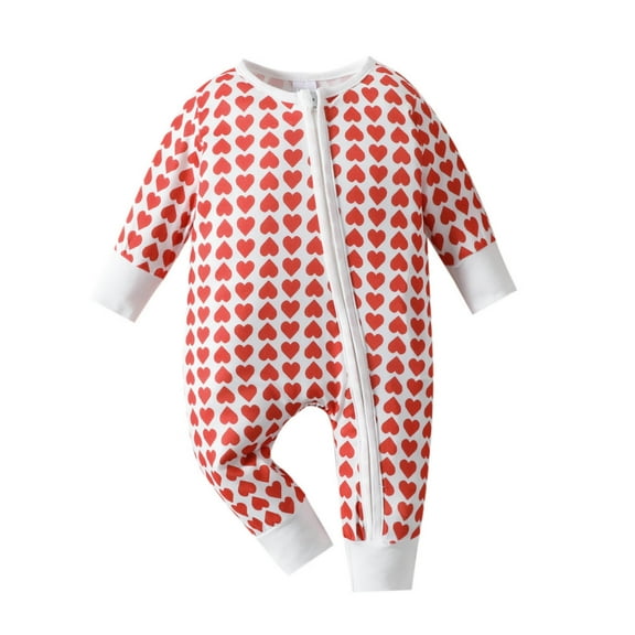 Sngxgn Baby Girl Bodysuits Sets Cotton Casual New born Clothes Comfort Outfit Baby(Red,6M)