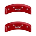 thumbnail image 5 of MGP 4 Caliper Covers Engraved Front & Rear MGP Red finish silver ch Fits select: 2003-2011 HONDA ELEMENT EX, 5 of 6