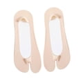 thumbnail image 2 of Dos calcetines de los pies, calcetines de punta de tobillo delgados antideslizantes para niñas deportivas informales al aire libre, rosa, 2 of 8