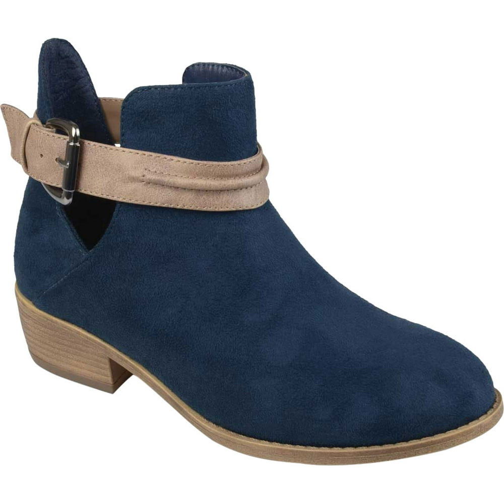 journee collection womens avryl booties block heel