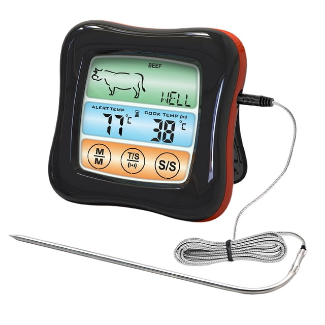 Household Digital Food Thermometer BBQ Thermometer Home Timer Thermometer