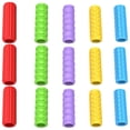 thumbnail image 2 of Textured Silicone Pencil Grips Silicone Pencil Sleeves For Teens Adults Writing Aid Tool For Better Grip Focus Calming Classroom Writing Aid1pc, 2 of 9