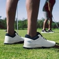 thumbnail image 7 of FitVille Wide Golf Shoes for Men Waterproof Professional Spiked Golfers Training Sneakers with Arch Support, 7 of 7