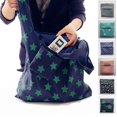 thumbnail image 2 of 6 bolsas de compras plegables, práctica bolsa de compras reutilizable, bolso de gran capacidad, bolsa de compras ligera para comprar verduras, al aire libre,, 2 of 3