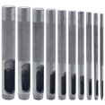 thumbnail image 1 of Punzón hueco de acero redondo de 9 piezas, punzón de cuero hueco de 1 mm a 10 mm, herramientas de perforación de agujeros huecos de cuero para correa de reloj TUNC Sencillez, 1 of 5