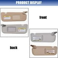 thumbnail image 5 of Sun Visor Replacement Fits For Hyundai Elantra 2011-2015, Car Visor Driver Side Sun Visor For Car, OEM: 852103X000,852203X000-beige-left and right, 5 of 6