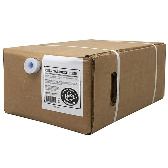 Boylan Bottling Co. 5 Gallon Bag in Box Birch Beer Beverage / Soda Syrup