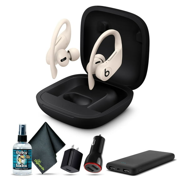 Beats by Dr. Dre Powerbeats Pro In-Ear Wireless Headphones (Ivory) Bundle with More Accessories