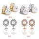 thumbnail image 3 of Guardurnaity 1 par de pendientes de Clip de cristal de perla para niñas, joyería de boda para mujeres, pendientes sin para mujeres, accesorios de Ropa, zapatos y accesorios Miscelánea Corto y plata Guardurnaity PS12022-02, 3 of 6