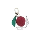 thumbnail image 2 of Diceymbol Bayberry Themed Keychain Playful Fruit Design Key Ring for Backpack Accessories, Gift Giving for Friends, Classmates, and Loved Ones, 2 of 8