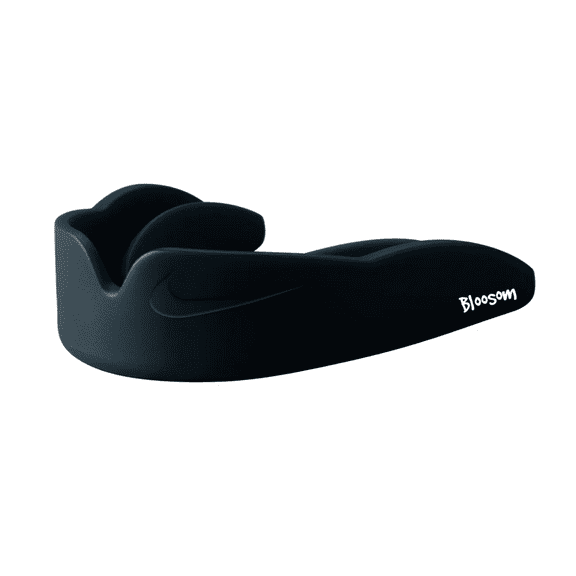 Protector Bucal Bloosom  Box Negro Sin Sabor Moldeable Negro