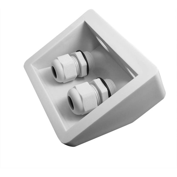 Soportes de montaje para paneles solares 4 soportes de esquina, con doble prensaestopas, para autocaravanas, barcos, caravanas, cobertizos, resistente a los rayos UV