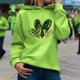 thumbnail image 2 of WILLBEST Sudadera de Mujer, Estilo Femenino, con Capucha, Manga Larga y Estampado, Inspirada En El Día de San Patricio (Tema Verde) Modelo 1595 Grande, 2 of 4