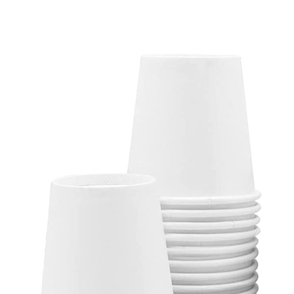100 Pack 3 oz Paper Cups, Small Coffee Cups, Disposable Mini Bathroom Mouthwash Cups, Suitable for Party, Picnic, Travel, and Events