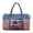 American Flag Palm Print, variant on Pzuqiu Women's Large Quilted Weekender Duffle Bag, Cute Whale Pattern Lightweight Puffy Travel Carry On Tote, Soft Heavy-Duty Overnight/Gym Bag with Adjustable Strap Portable