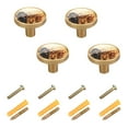 thumbnail image 2 of Kitchen Cabinet Knobs Cabinet Handles 1.25 inch Diameter Zinc Alloy Happy Dogs in Wheat Field 4 Pack, 2 of 9
