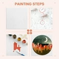 thumbnail image 4 of Paint by Numbers Set for Adult Beginners, 8x8 Inch DIY Oil Paint by Numbers for Kids with Frame for Home Decoration (Cartoon Monkey), 4 of 4