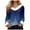 Navy, variant on Gubotare Women's Long Sleeve V-Neck Sweatshirt for Christmas Long Pullover Sweaters for Women (Red,XXL)