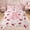 Pink A, variant on Erosebridal Princess Bow-tie Twin Comforter Sets for Kids Girls, Cartoon Initial H Letter Bedding Set, Pink Reversible, 2-Piece
