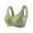 #0340-Green, variant on Women's Wireless Sports Bra Seamless Fixed Cups Thin Cups Pullover Everyday Sport Bras for Women, Full Coverage