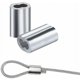 thumbnail image 4 of Cable guía resistente para luces de cadena para exteriores, uso multipropósito con cable de acero inoxidable fácil de instalar, resistente a la corrosión y al óxido, ideal para patios, decoraciones, 4 of 5