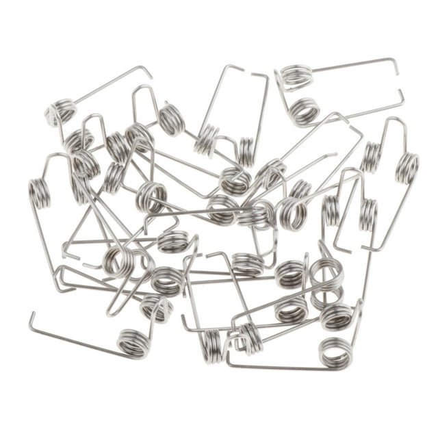 20 Unids / Pack Llave de Agua de Trombón Sunnimix Accesorios de Piezas de Acero de Resorte de Válvula de Escupir